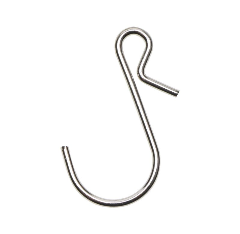 Mini Skater 30 Pcs 1.5 inch Length S Shaped Hanging Hooks Metal Small Silver Hangers with Storage Box for Home Kitchen Bedroom Office Christmas Tree Decorations - Image 2